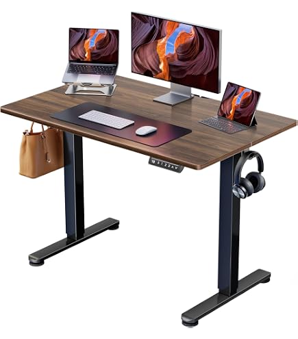 Amazon | FEZIBO 電動 昇降デスク スタンディングデスク 幅80cm 高さ